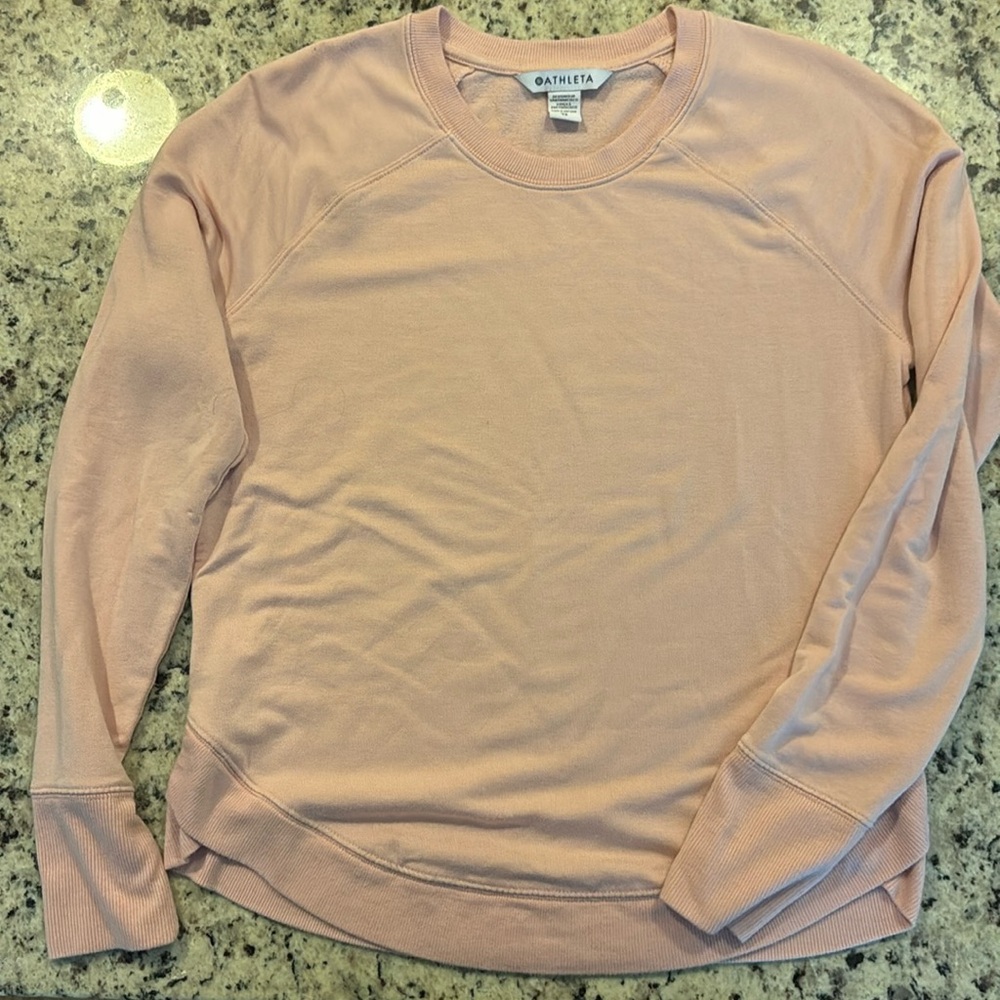 Athleta pink sweatshirt